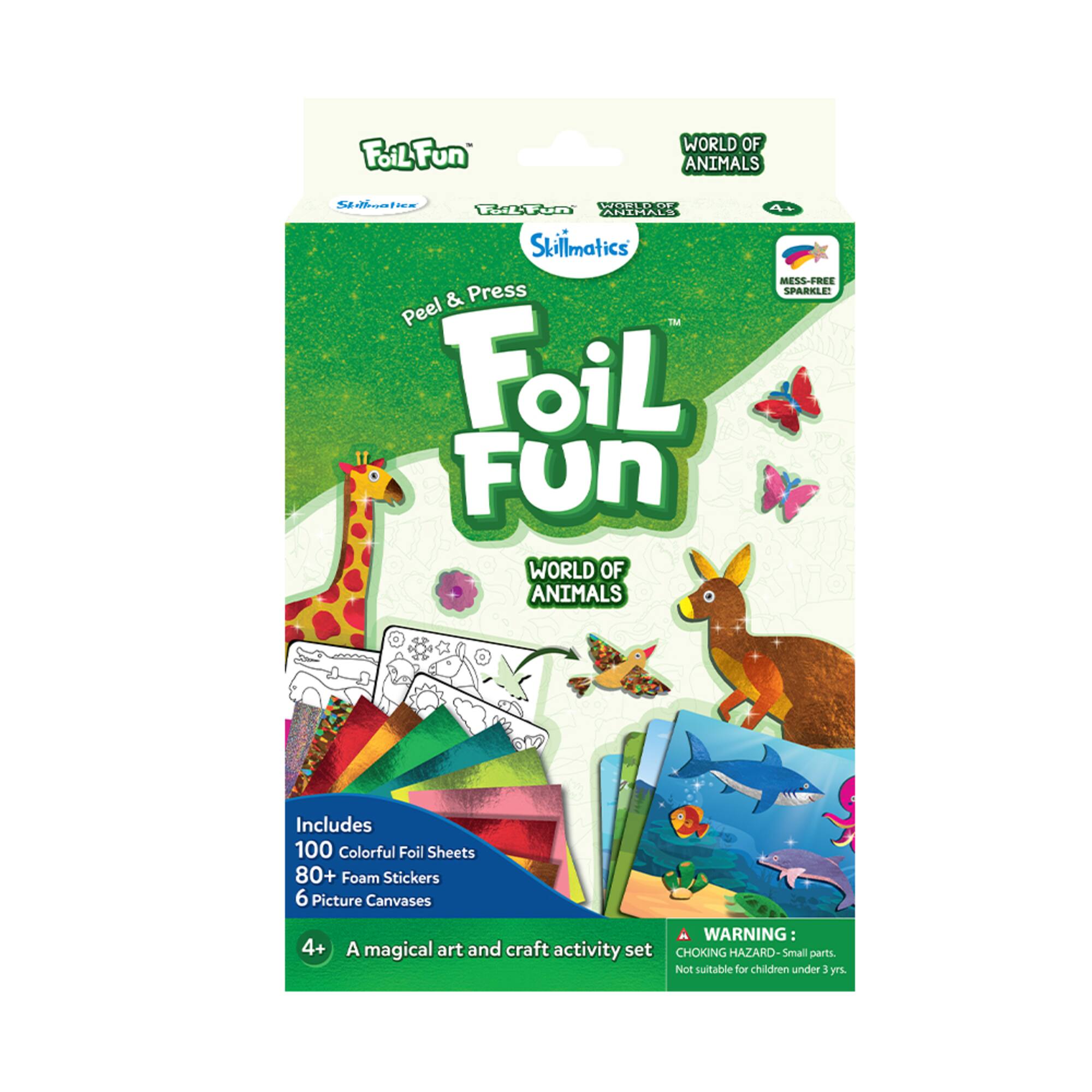 Skillmatics® Foil Fun World of Animals Craft Activity Set